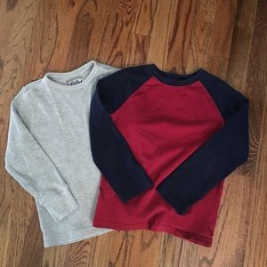 Circo blue and red/Red Camel gray henley